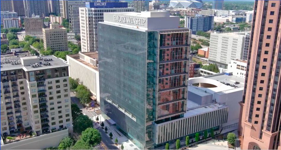 Images Emory’s towering Midtown facility declared finished along